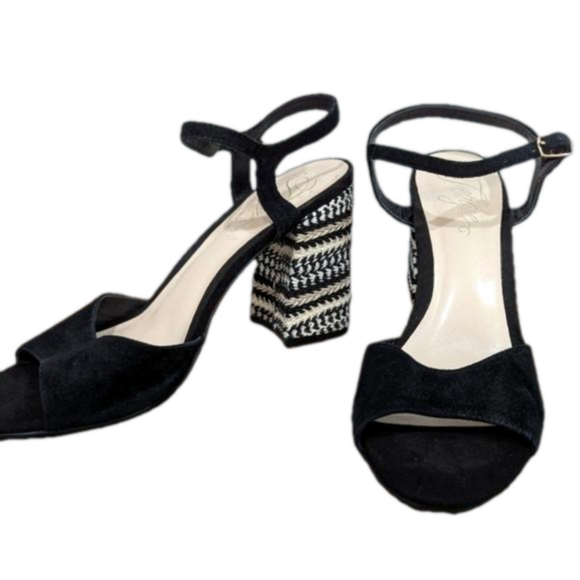 Fergie Shoes - Fergie strappy heals size 9.5